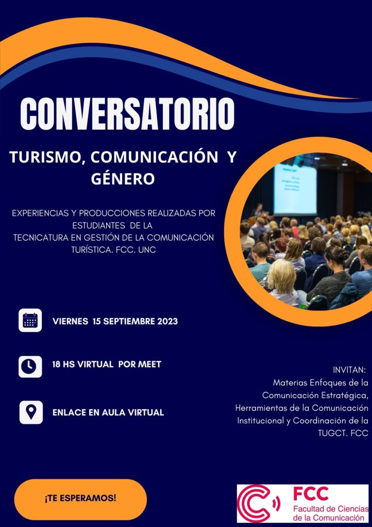 Conversa: Turismo, com. y género